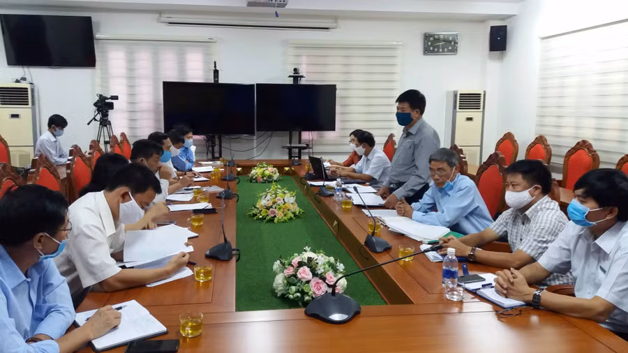 Quang cảnh buổi làm việc. Ảnh: Như Nguyện