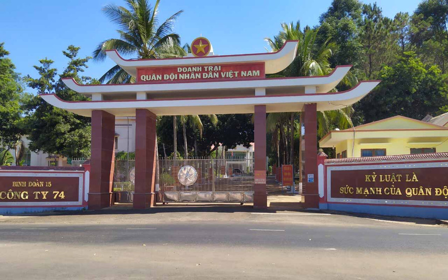 Công ty TNHH một thành viên 74 nơi xảy ra vụ việc. Ảnh: Văn Ngọc 