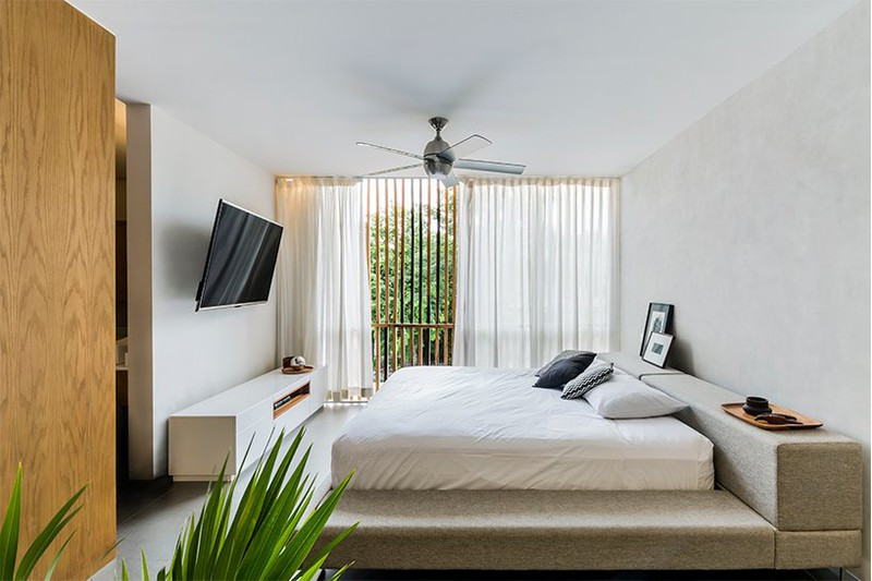 Phòng ngủ đơn giản ở khu vực tầng 2. Phòng ngủ đơn giản ở khu vực tầng 2.