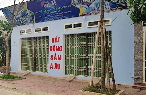 Trụ sở Công ty Bất động sản Á Âu nơi bà Phương làm Tổng Giám đốc, ông Thọ làm Chủ tịch HĐQT mới được thành lập ngày 7.4.2020. Ảnh: T.L