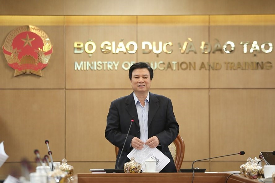 Thứ trưởng Bộ GDĐT Nguyễn Hữu Độ. Ảnh: Thế Đại  Thứ trưởng Bộ GDĐT Nguyễn Hữu Độ. Ảnh: Thế Đại