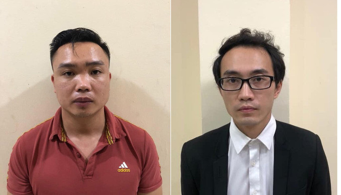  Hai đối tượng Long, Tuấn trong vụ án