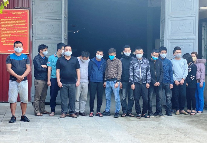 Các đối tượng liên quan tới ổ nhóm đánh bạc quy mô lớn Các đối tượng liên quan tới ổ nhóm đánh bạc quy mô lớn