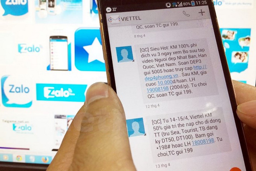 Từ 15/4, gửi Email, tin nhắn rác bị phạt đến 80 triệu đồng. Ảnh minh họa.I.T  Từ 15/4, gửi Email, tin nhắn rác bị phạt đến 80 triệu đồng. Ảnh minh họa.I.T