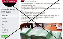 Bảo hiểm xã hội Bình Dương bị mạo danh