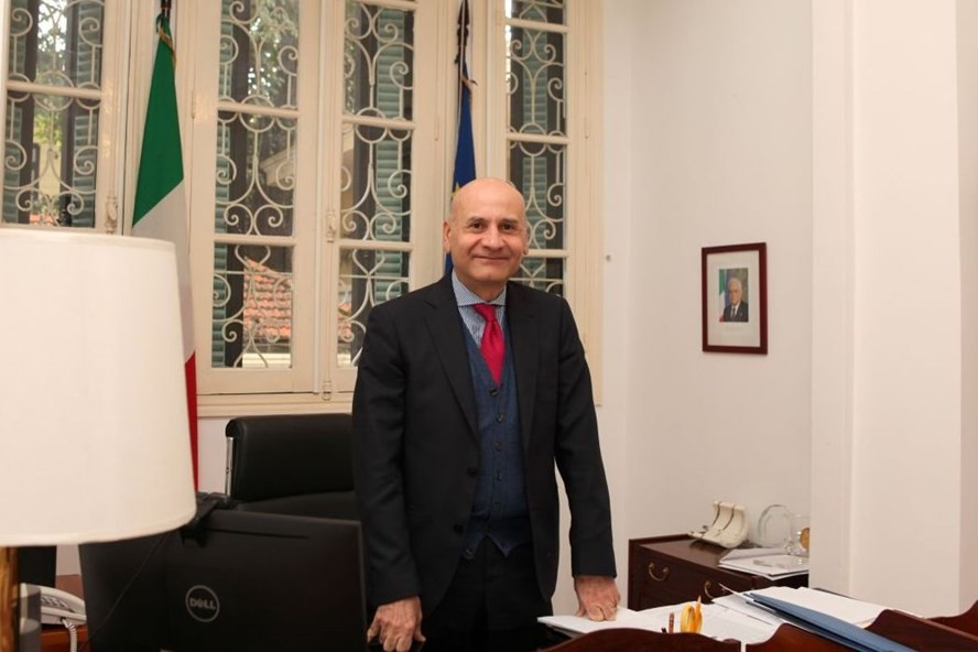 Đại sứ Italia tại Việt Nam Antonio Alessandro. Ảnh: Đại sứ quán Italia