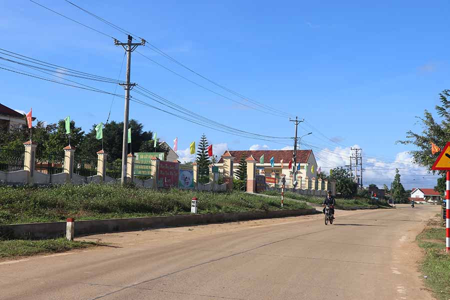 Một góc xã Sơn Lang (huyện Kbang, Gia Lai). Ảnh: A.P Một góc xã Sơn Lang (huyện Kbang). Ảnh: A.P