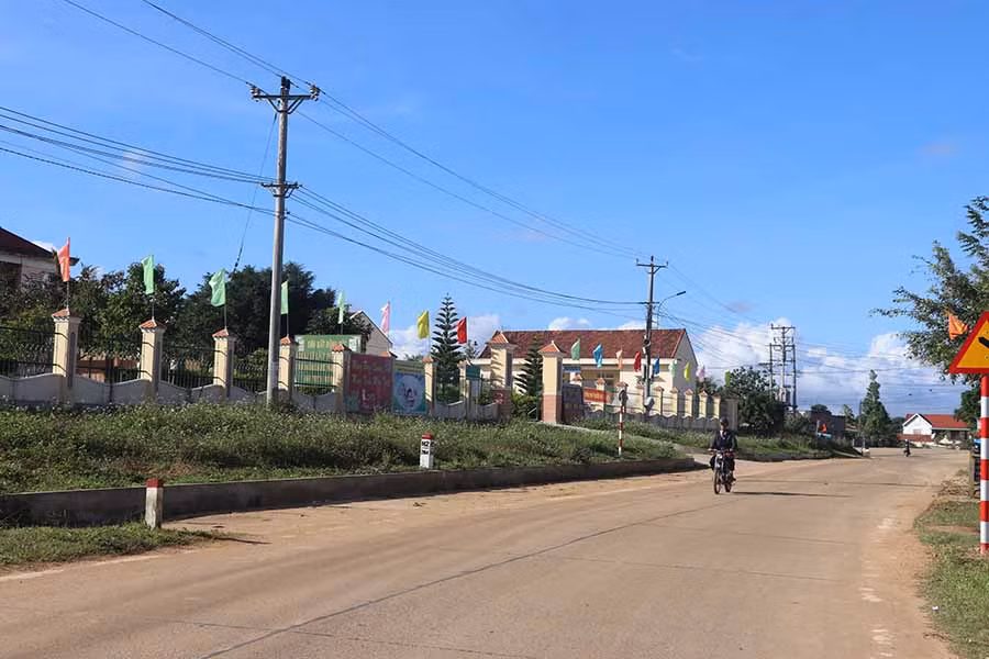 Một góc xã Sơn Lang (huyện Kbang, Gia Lai). Ảnh: A.P Một góc xã Sơn Lang (huyện Kbang). Ảnh: A.P