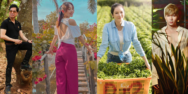 Khán giả trầm trồ với những khu vườn rộng lớn của các sao Việt. ẢNH: FBNV/CHỤP MÀN HÌNH