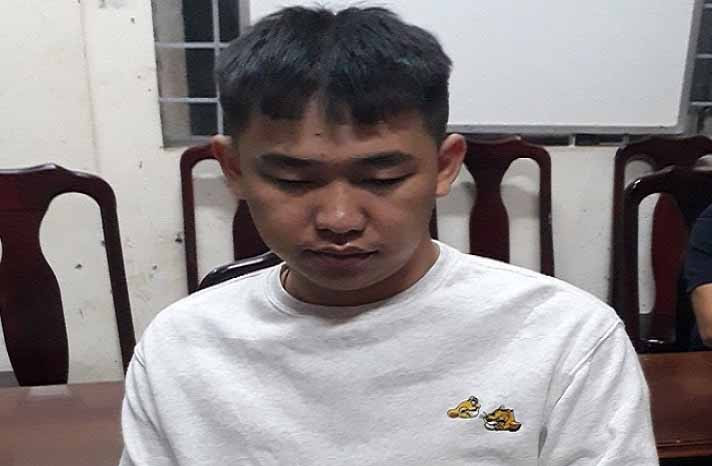 Đối tượng Phi đã bị bắt giữ. Ảnh: Văn Ngọc 