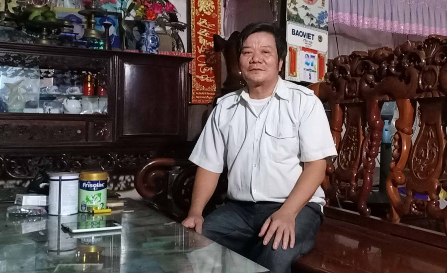 Ông Lê Văn Sơn. Ảnh: Như Loan Ông Lê Văn Sơn. Ảnh: Như Loan