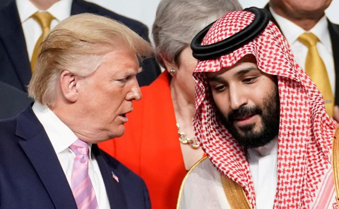 Tổng thống Mỹ Donald Trump (trái) và Thái tử Ả Rập Saudi Mohammed bin Salman. Ảnh: Reuters Tổng thống Mỹ Donald Trump (trái) và Thái tử Ả Rập Saudi Mohammed bin Salman. Ảnh: Reuters