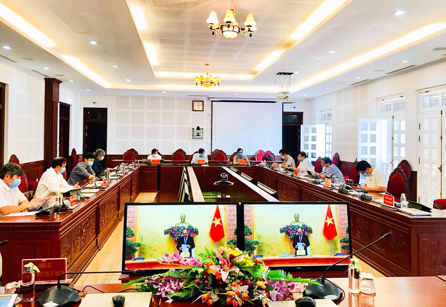 Quang cãnh Hội nghị tại điểm cầu tỉnh Gia Lai. Ảnh: Trần Dung Quang cãnh Hội nghị tại điểm cầu tỉnh Gia Lai. ảnh: Trần Dung