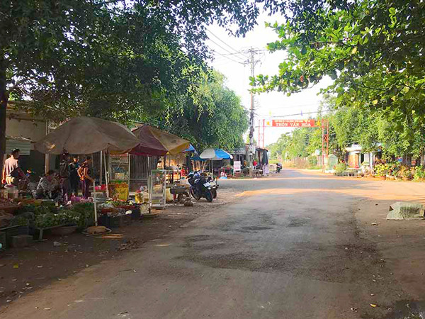 Một góc thôn Thanh Hà 1 (xã Ia Hrung, huyện Ia Grai). Ảnh: V.T 