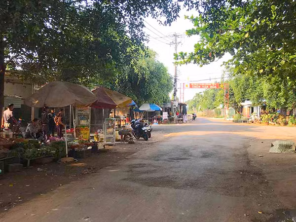 Một góc thôn Thanh Hà 1 (xã Ia Hrung, huyện Ia Grai). Ảnh: V.T 