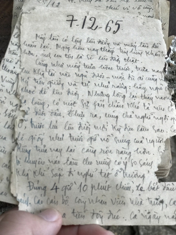 Những trang nhật ký đầy hào khí yêu nước tuổi 20 - Ảnh: TRUNG TÂN