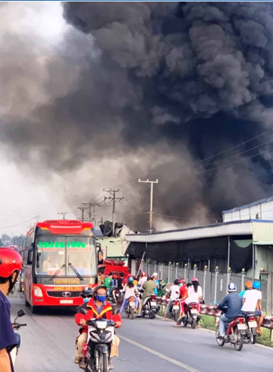 Hiện trường vụ cháy