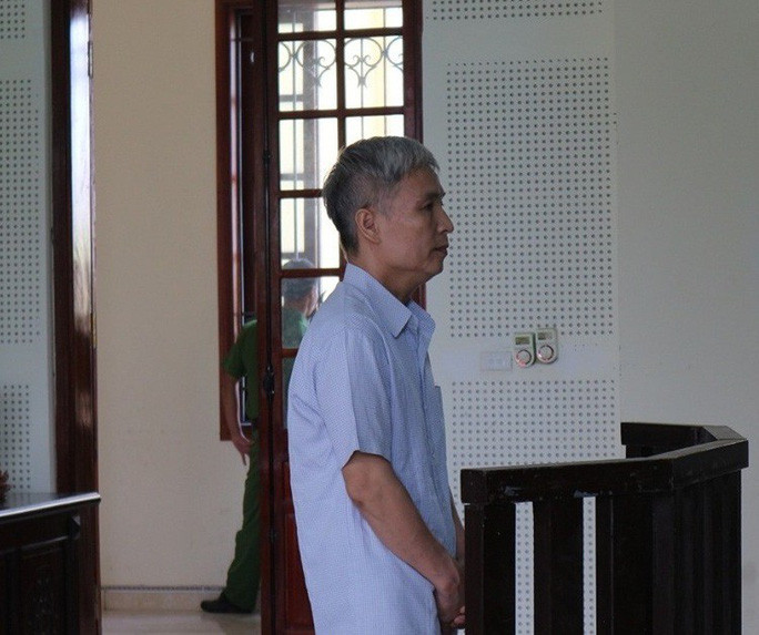 Bị cáo Nam tại phiên tòa.