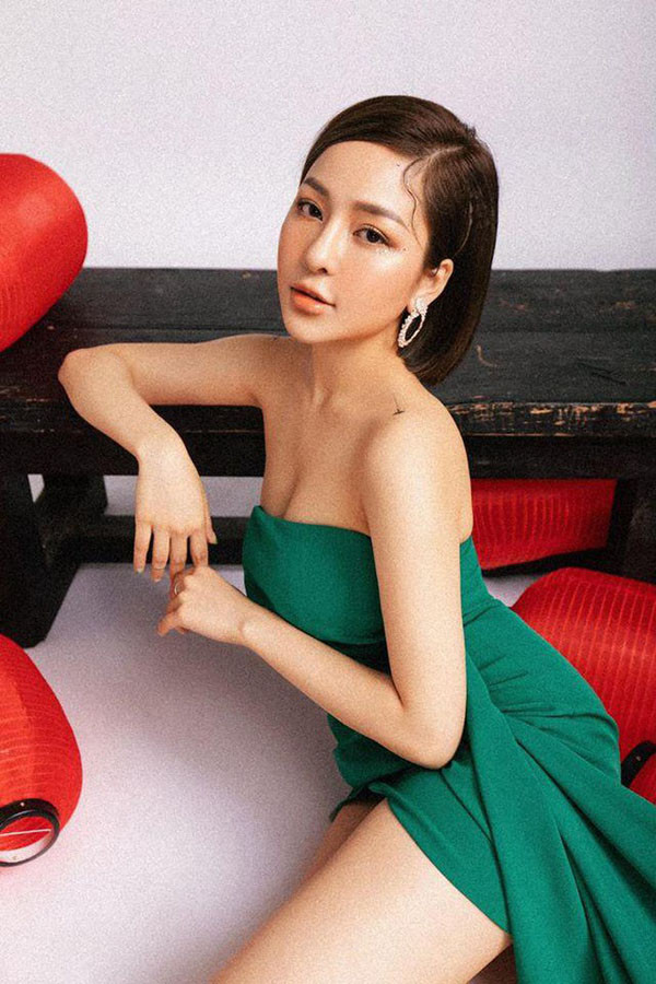 Trâm Anh của hiện tại đã trở nên xinh đẹp, gọn gàng.