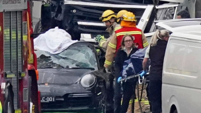 Hiện trường vụ việc. Ảnh: AP