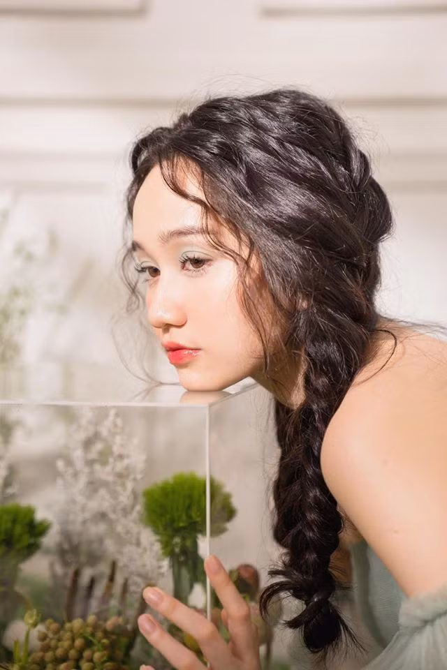 Cận nhan sắc của cô nàng được nhiều người nhận xét 