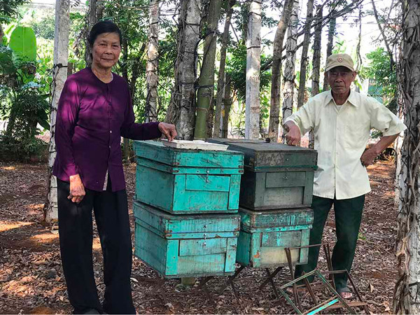 Gia đình ông Lê Đăng Tiến là một trong những lớp người tiên phong di dân vào Ia Hrung lập nghiệp. Ảnh: V.T