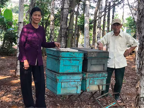 Gia đình ông Lê Đăng Tiến là một trong những lớp người tiên phong di dân vào Ia Hrung lập nghiệp. Ảnh: V.T