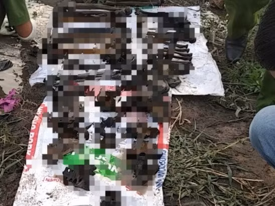 Có tất cả 4 bộ xương được phát hiện. Ảnh: AX