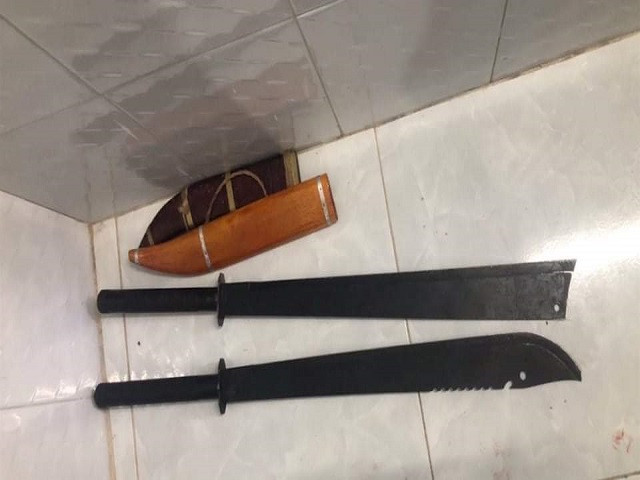 Số hung khí thu giữ được.