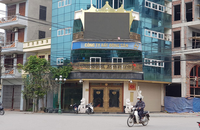  Trụ sở Công ty bất động sản Đường Dương tại TP.Thái Bình - Ảnh: Sơn Tân
