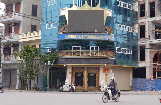 Trụ sở Công ty bất động sản Đường Dương tại TP.Thái Bình - Ảnh: Sơn Tân