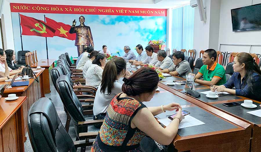 Quang cảnh cuộc họp. Ảnh: Hoàng Ngọc Quang cảnh cuộc họp. Ảnh: Hoàng Ngọc