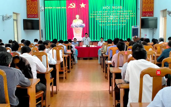 Huyện ủy Đak Đoa thực hiện hiệu quả Thông tư 08 về quy định cơ quan, đơn vị đạt chuẩn văn hóa. Ảnh: Đ.Y