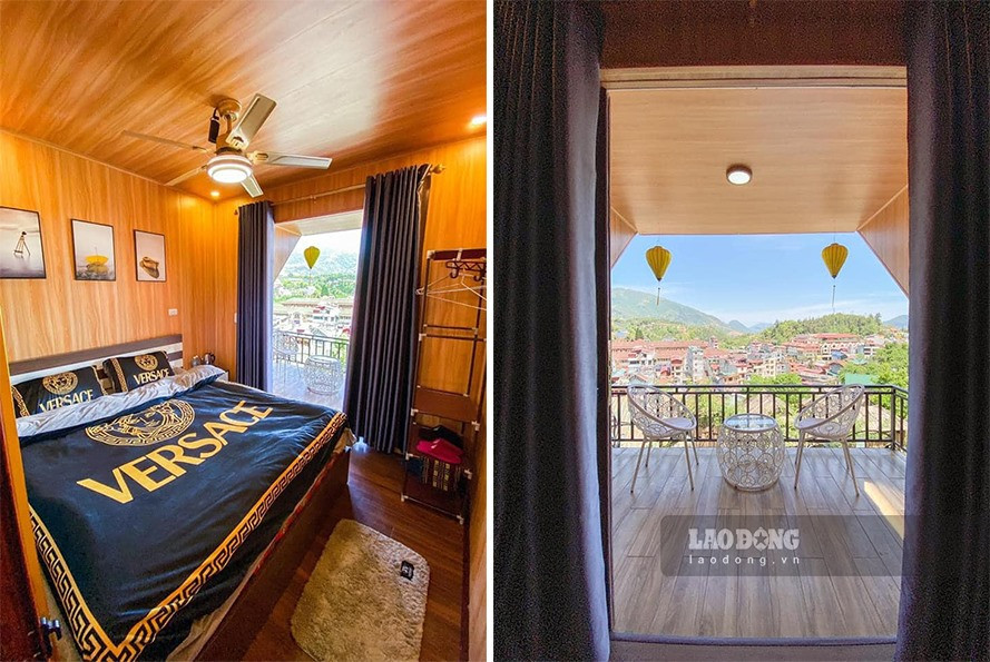 Khách sạn, homestay có view đẹp tại SaPa cũng thưa thớt khách dịp này. Ảnh: NVCC