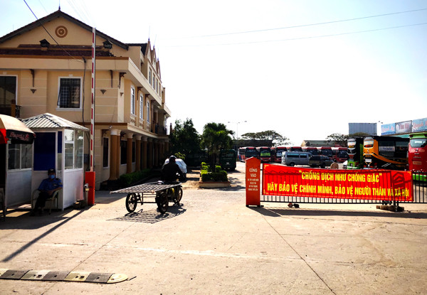 Bến xe Đức Long Gia Lai hiện đã mở cửa hoạt động trở lại. Ảnh: L.H Bến xe Đức Long Gia Lai hiện đã mở cửa hoạt động trở lại. Ảnh: L.H
