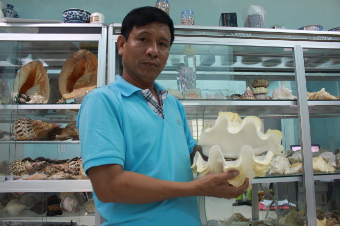 Anh Toại giới thiệu về loài ốc tuổi thọ hàng trăm năm được mang về từ Hoàng Sa, Trường Sa  Anh Toại giới thiệu về loài ốc tuổi thọ hàng trăm năm được mang về từ Hoàng Sa, Trường Sa