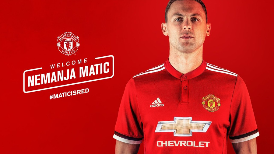 Matic đã kí hợp đồng 3 năm với M.U. Ảnh: Manchester United