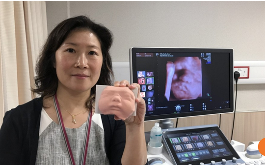 Nếu siêu âm 4D giúp bạn nhìn thấy con từ trong bụng mẹ thì công nghệ mới này thậm chí cho phép bạn chạm vào nó - ảnh: SOUTH CHINA MORNING POST