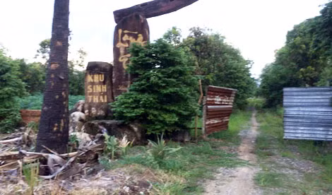 Khu du lịch Làng Tre - Nơi phát hiện bộ hài cốt.