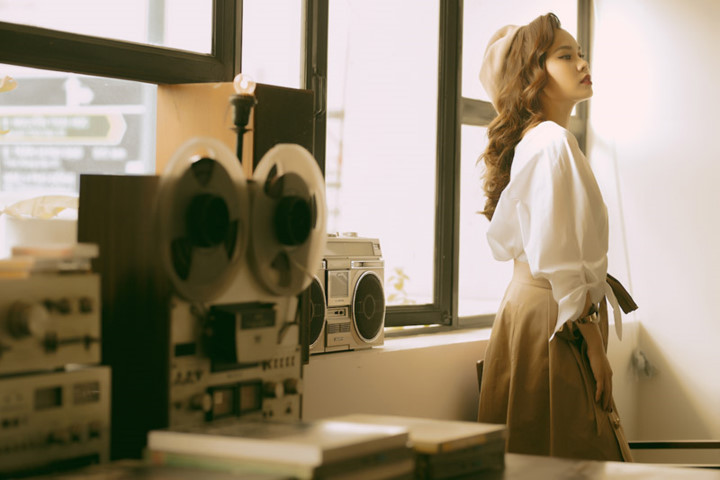 Cô đang xây dựng hình ảnh 