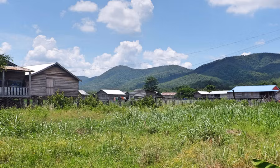 Vùng đất anh hùng Ia Rsai bình yên giữa màu xanh mê mải của núi rừng. Ảnh: H.N