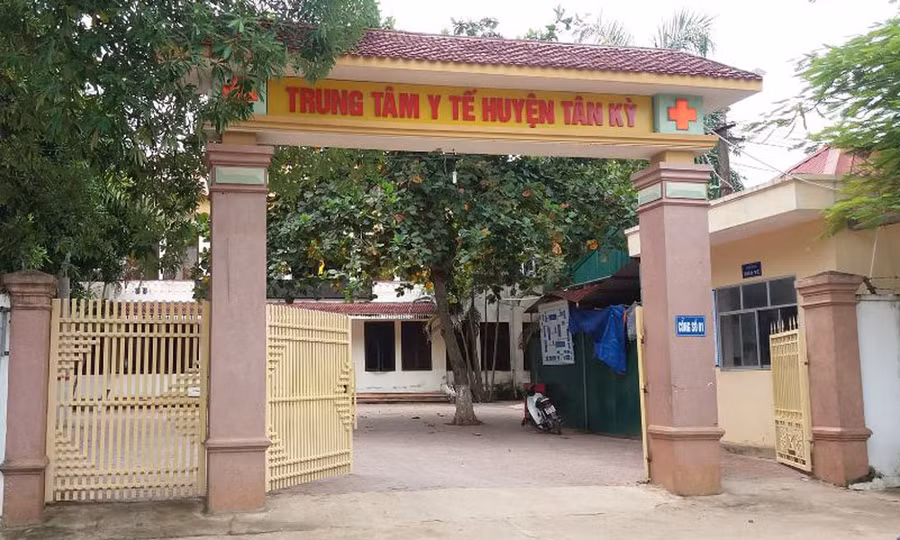 Trung tâm Y tế huyện Tân Kỳ.