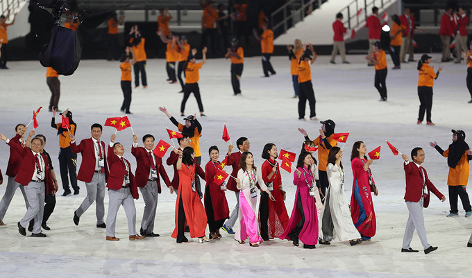  Đoàn thể thao Việt Nam tham dự SEA Games 29 với 681 thành viên tranh tài 276 nội dung của 32 môn với mục tiêu giành 49 đến 59 HC vàng.