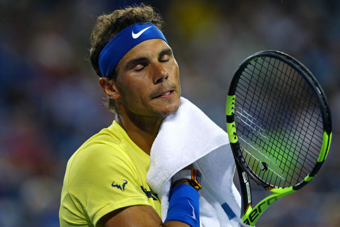 Nadal trong trận thua Kyrgios. Ảnh: REUTERS Nadal trong trận thua Kyrgios. Ảnh: REUTERS