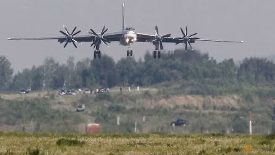 Máy bay Tupolev Tu-95MS của Nga. Ảnh: REUTERS