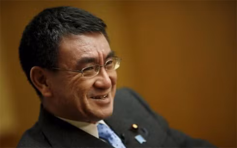 Bộ trưởng Ngoại giao Nhật Bản Kono Taro. Ảnh: Reuters.