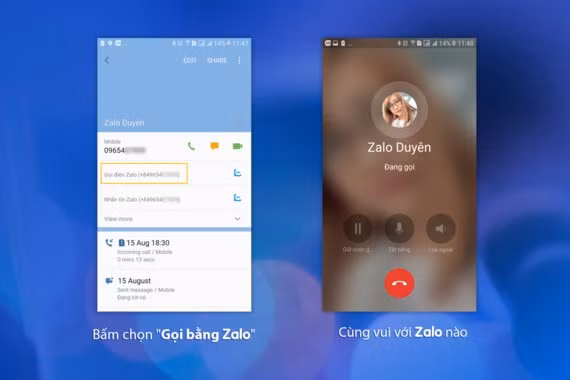 Zalo giúp gọi điện miễn phí cực nhanh, không cần mở ứng dụng