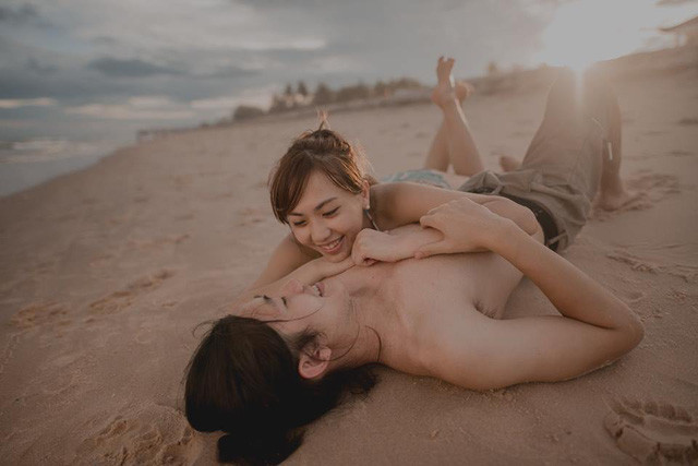 Bộ ảnh của hai bạn trẻ giống như thước phim về tình yêu mà nhiều người mơ ước