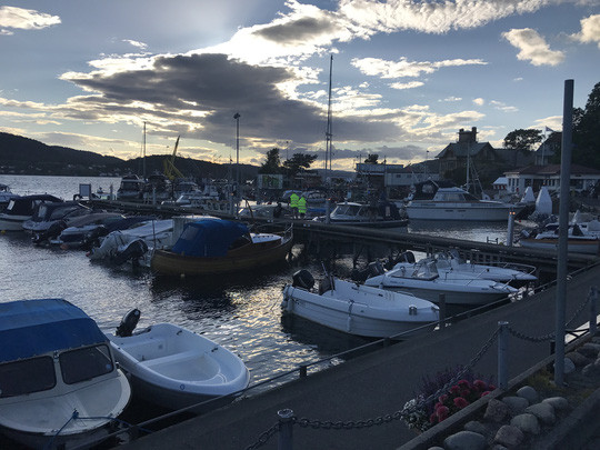 Bến thuyền của những gia đình sinh sống tại Droebak