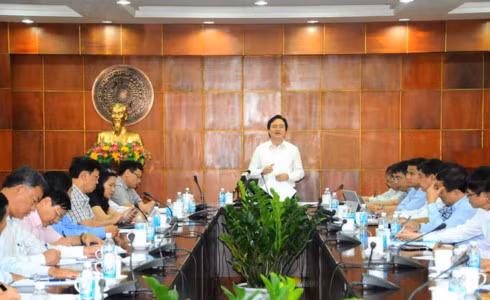 Bộ trưởng Phùng Xuân Nhạ chủ trì cuộc làm việc với hiệu trưởng các cơ sở đào tạo sư phạm trong cả nước